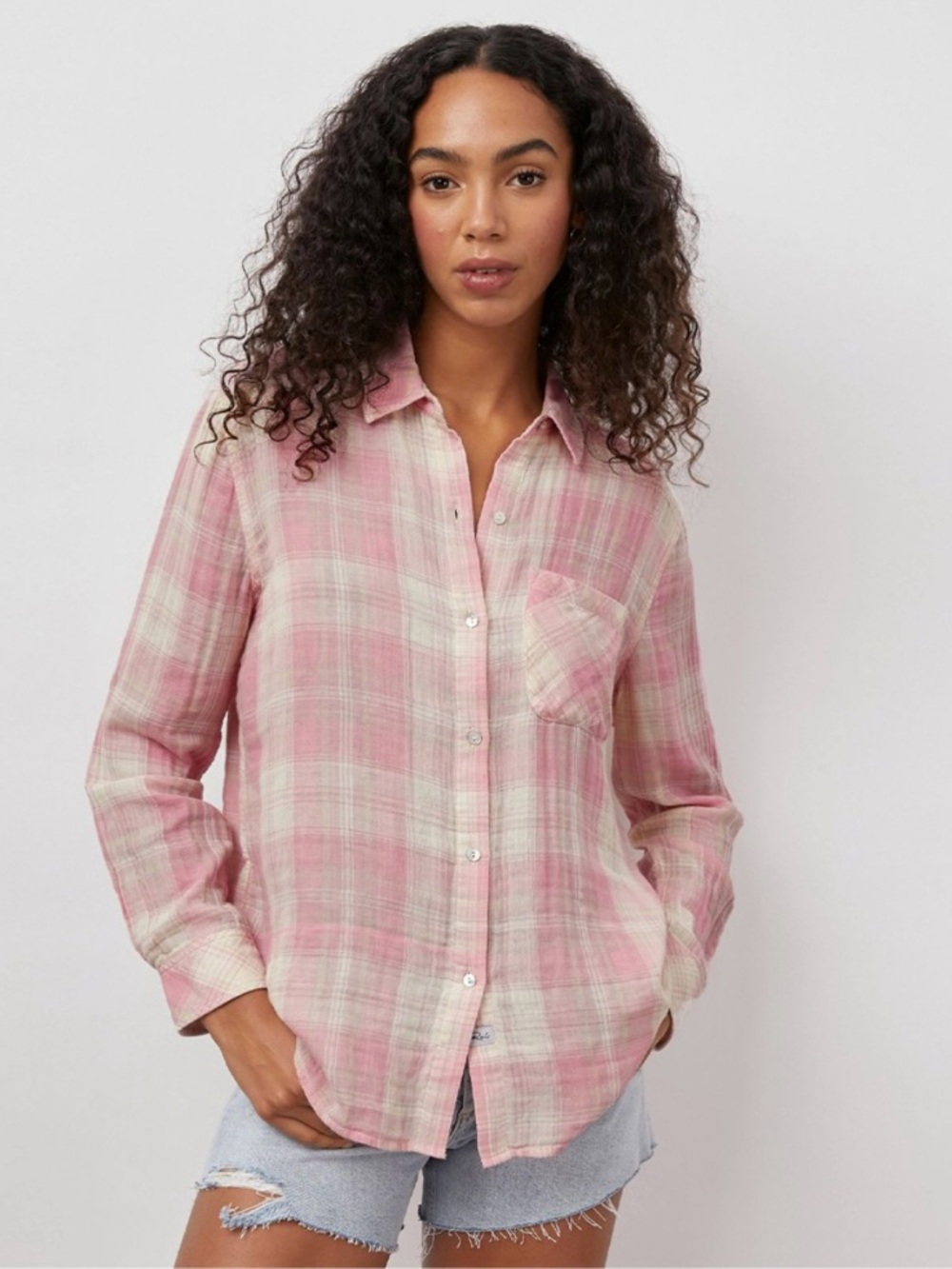 Rails organic cotton check Ellis shirt